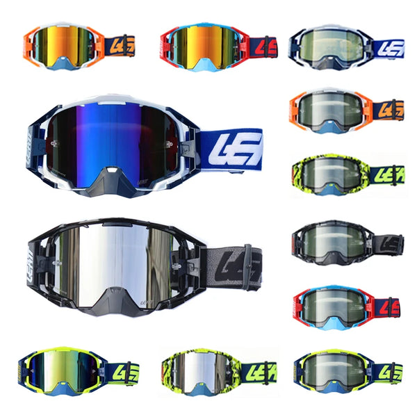 2023 Leatt Velocity 6.5  Goggles Double-layer Anti-fog Goggles  Dirt Bike Offroad Mtb Motorcycle Goggles Spare single layer lens
