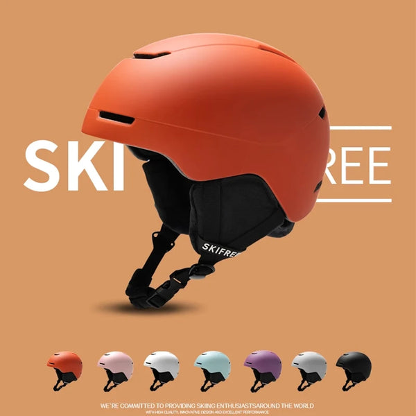 SKIFREE 2024 New Professional Ski Helmet Women Snow Helmet Man Winter Skiinghelmets