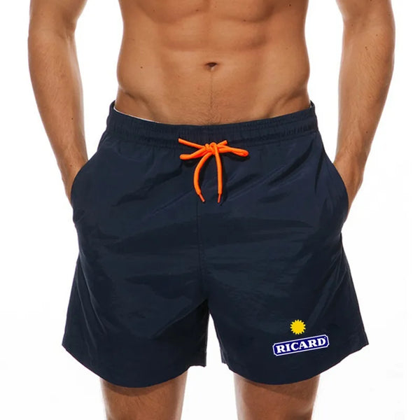 Shorts For Men 2023 Summer Men's Swimwear Shorts Brand Beachwear Sexy Swim Trunks Ricard Swimsuit Breathable Beach Wear