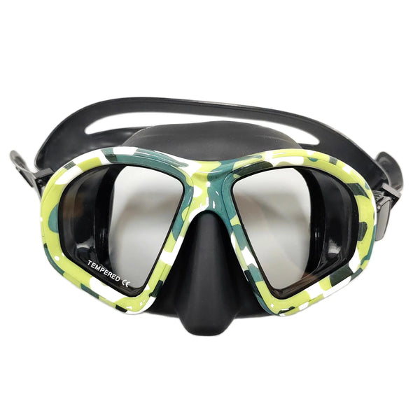 Scuba diving mask camouflage anti-fog harpoon fishing gear Swimming mask